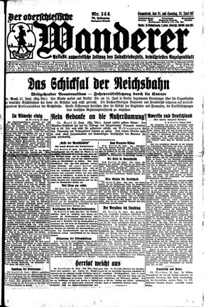 Der Oberschlesische Wanderer vom 21.06.1924