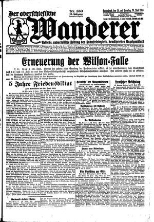 Der Oberschlesische Wanderer on Jun 28, 1924