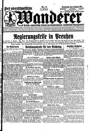 Der Oberschlesische Wanderer vom 08.01.1925