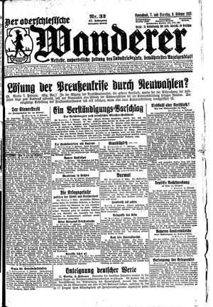 Der Oberschlesische Wanderer vom 07.02.1925