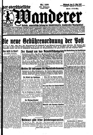 Der Oberschlesische Wanderer on May 11, 1927