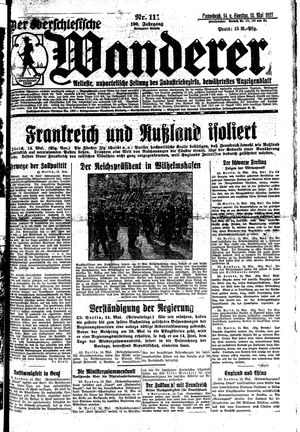 Der Oberschlesische Wanderer vom 14.05.1927