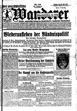 Der Oberschlesische Wanderer vom 20.05.1927
