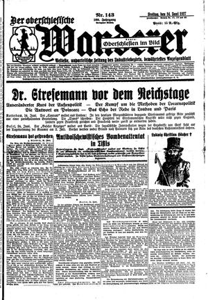 Der Oberschlesische Wanderer vom 24.06.1927