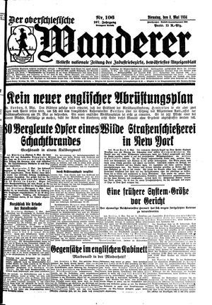 Der Oberschlesische Wanderer vom 08.05.1934