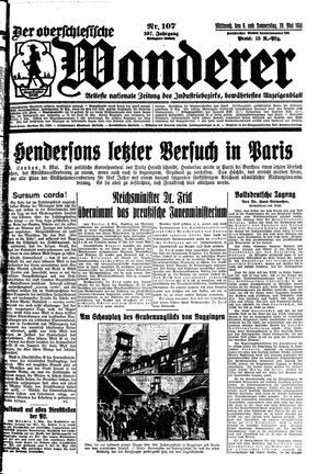 Der Oberschlesische Wanderer on May 9, 1934