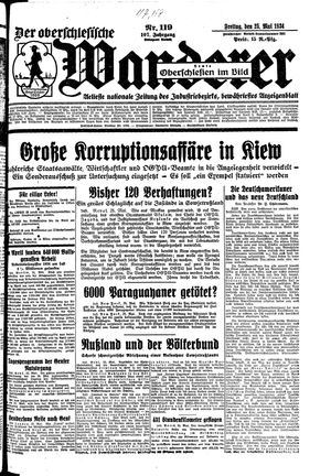 Der Oberschlesische Wanderer on May 25, 1934