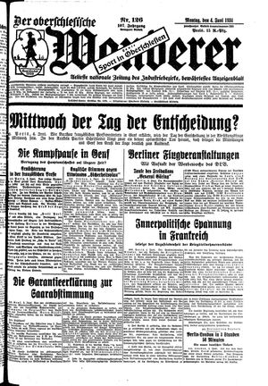 Der Oberschlesische Wanderer on Jun 4, 1934
