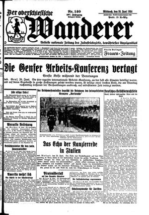 Der Oberschlesische Wanderer on Jun 20, 1934