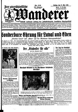 Der Oberschlesische Wanderer on May 17, 1935