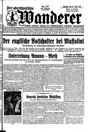 Der Oberschlesische Wanderer vom 21.05.1935