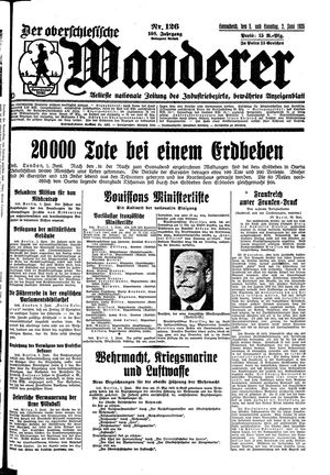 Der Oberschlesische Wanderer vom 01.06.1935