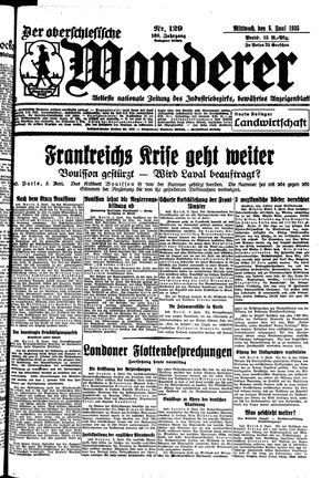 Der Oberschlesische Wanderer on Jun 5, 1935