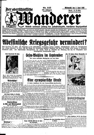 Der Oberschlesische Wanderer vom 26.06.1935