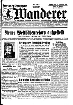 Der Oberschlesische Wanderer vom 12.11.1935