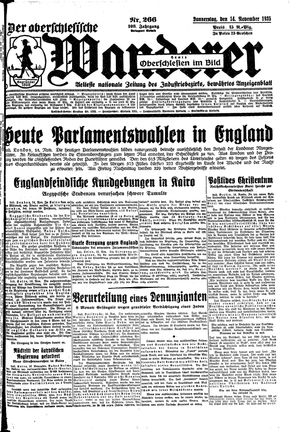 Der Oberschlesische Wanderer vom 14.11.1935