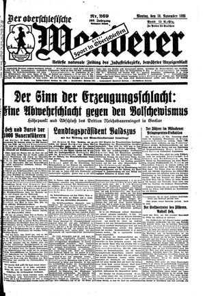 Der Oberschlesische Wanderer vom 18.11.1935
