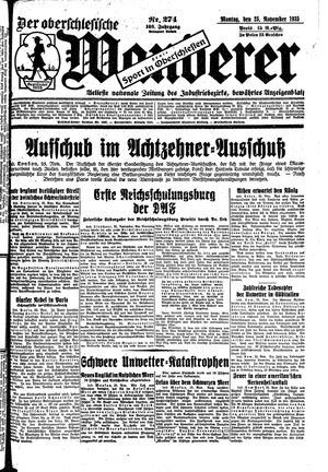 Der Oberschlesische Wanderer vom 25.11.1935