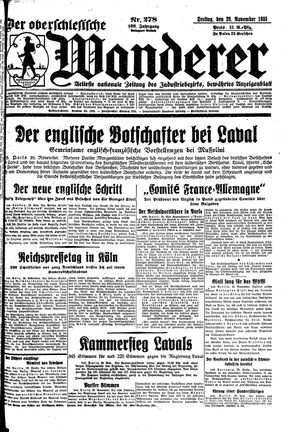 Der Oberschlesische Wanderer vom 29.11.1935