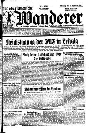 Der Oberschlesische Wanderer vom 03.12.1935