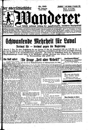 Der Oberschlesische Wanderer on Dec 7, 1935