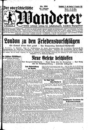 Der Oberschlesische Wanderer vom 14.12.1935