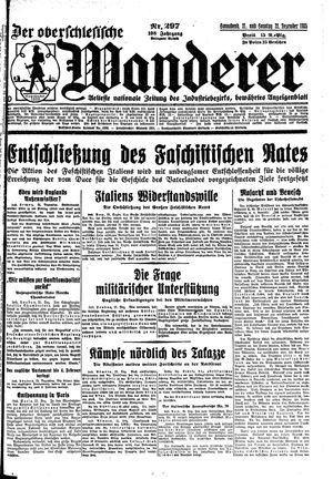 Der Oberschlesische Wanderer on Dec 21, 1935