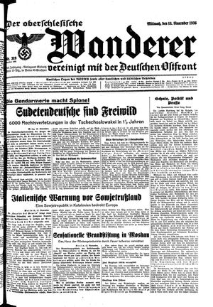 Der Oberschlesische Wanderer vom 18.11.1936
