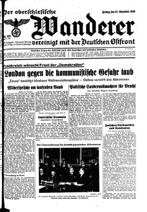 Der Oberschlesische Wanderer vom 27.11.1936
