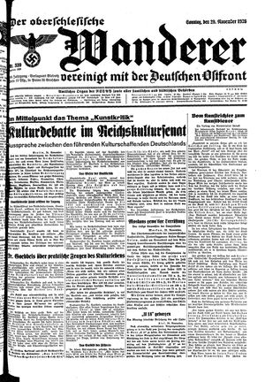 Der Oberschlesische Wanderer vom 29.11.1936