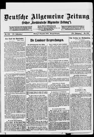 Deutsche allgemeine Zeitung vom 02.12.1918