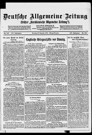 Deutsche allgemeine Zeitung vom 10.12.1918