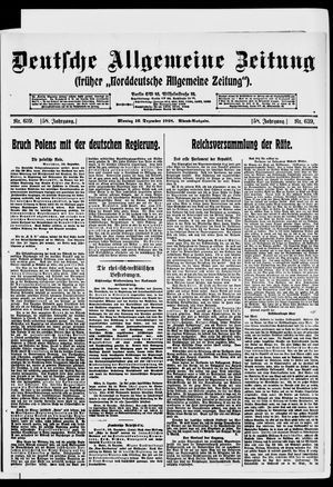 Deutsche allgemeine Zeitung vom 16.12.1918