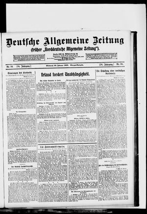 Deutsche allgemeine Zeitung on Feb 26, 1919