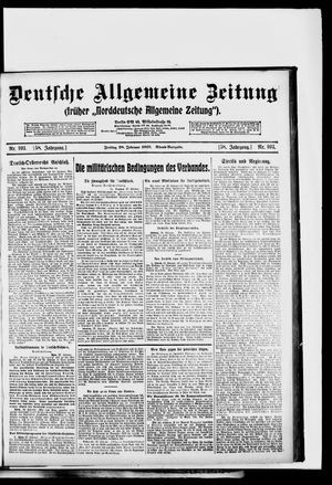 Deutsche allgemeine Zeitung on Feb 28, 1919