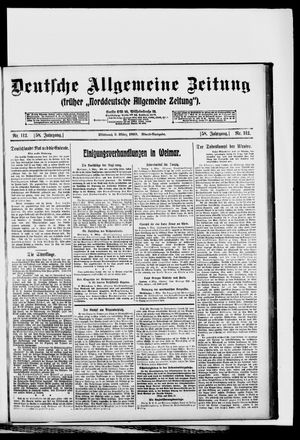 Deutsche allgemeine Zeitung vom 05.03.1919