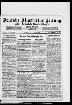 Deutsche allgemeine Zeitung vom 04.04.1919