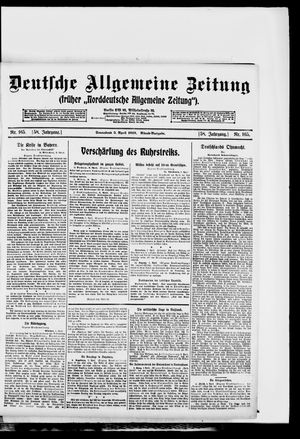 Deutsche allgemeine Zeitung on Apr 5, 1919