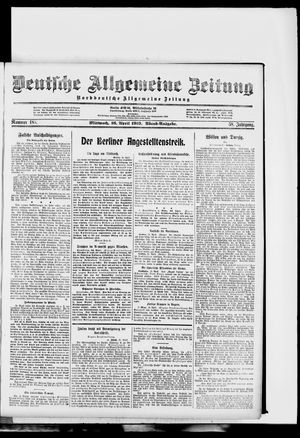 Deutsche allgemeine Zeitung on Apr 16, 1919