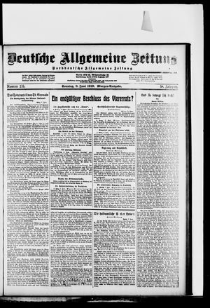 Deutsche allgemeine Zeitung vom 08.06.1919