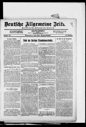 Deutsche allgemeine Zeitung vom 03.07.1919