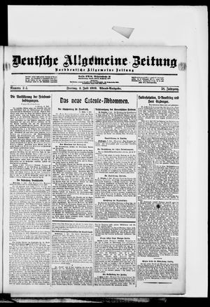 Deutsche allgemeine Zeitung vom 04.07.1919