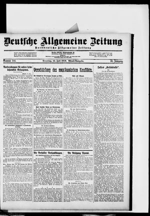 Deutsche allgemeine Zeitung vom 15.07.1919