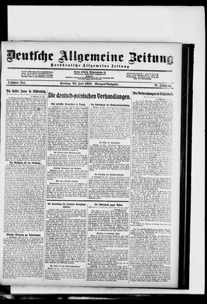 Deutsche allgemeine Zeitung vom 25.07.1919
