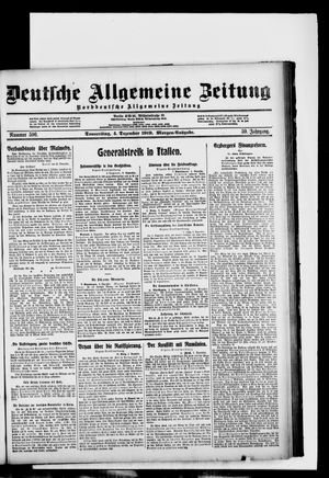 Deutsche allgemeine Zeitung vom 04.12.1919