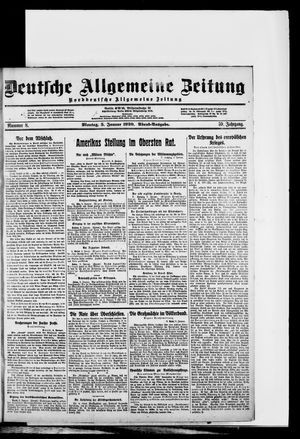 Deutsche allgemeine Zeitung on Jan 5, 1920