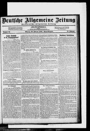 Deutsche allgemeine Zeitung on Feb 23, 1920