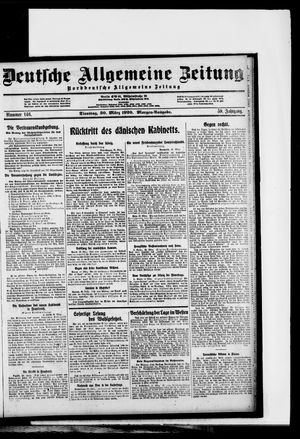 Deutsche allgemeine Zeitung vom 30.03.1920