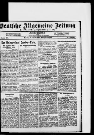 Deutsche allgemeine Zeitung vom 11.04.1920