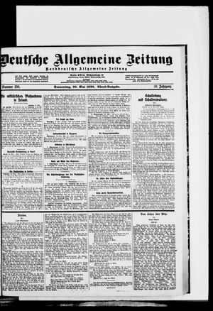 Deutsche allgemeine Zeitung vom 20.05.1920